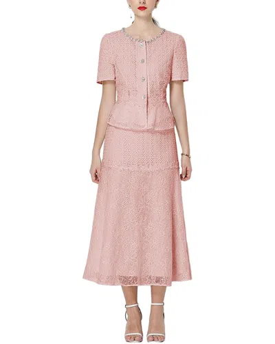Elaine 2pc Blouse & Skirt Set In Multi