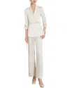 Elaine 2pc Jacket & Pant Set In White