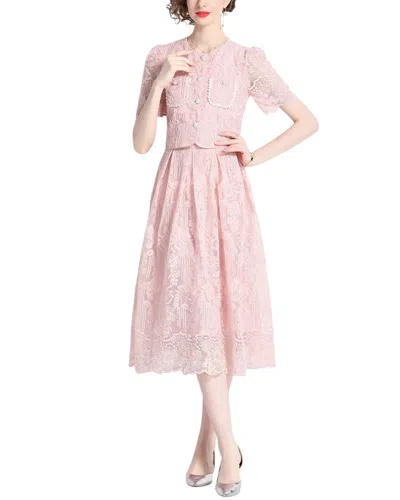 Elaine 2pc Shirt & Skirt Set In Neutral