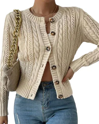 Elaine Cardigan In Neutral
