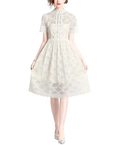 Elaine Dress In White