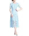 Elaine Midi Dress In Blue