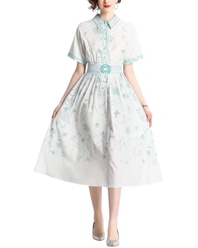 Elaine Dress In White