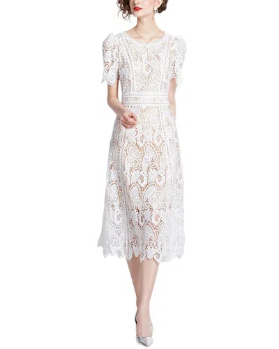 Elaine Dress In White