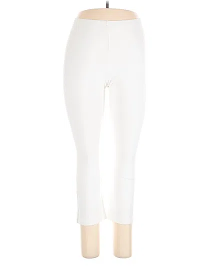 Pre-owned Elaine Kim Active Pants In Ivory