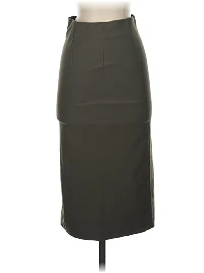 Pre-owned Elaine Kim Casual Skirt In Gray