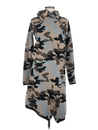 Pre-owned Elaine Kim Poncho In Gray