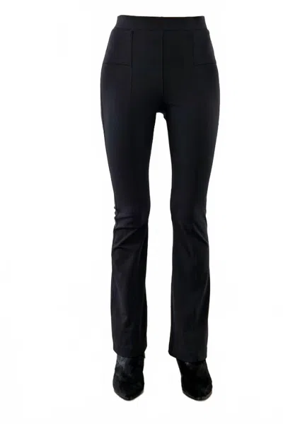 Elaine Kim Saita Bootleg Legging In Black In Black