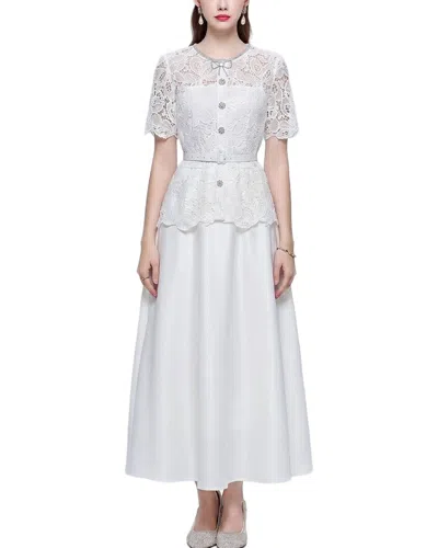 Elaine Maxi Dress In Silver