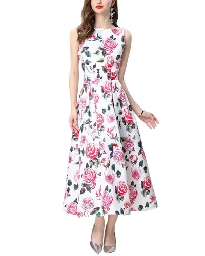 Elaine Midi Dress In White