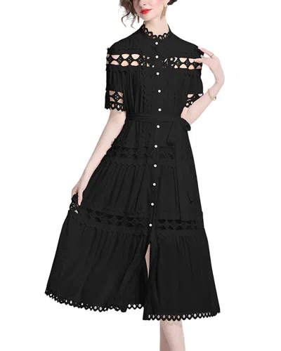 Elaine Midi Dress In Black