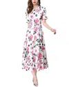 Elaine Midi Dress In White