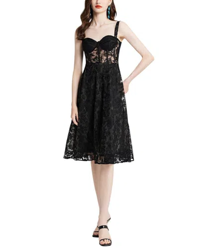 Elaine Midi Dress In Black