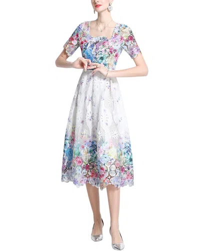 Elaine Midi Dress In Multi