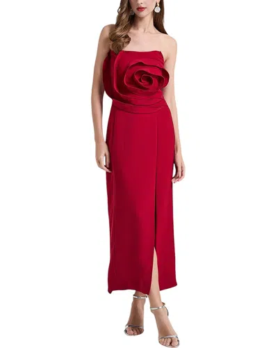 Elaine Midi Dress In Red