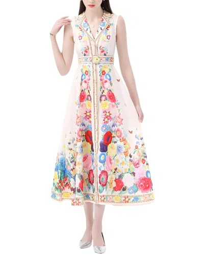 Elaine Midi Dress In Multi