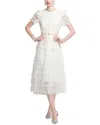 Elaine Midi Dress In White