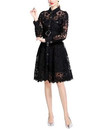 Elaine Midi Dress In Black