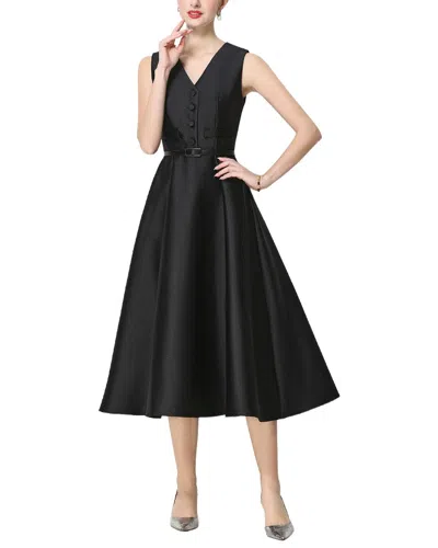 Elaine Midi Dress In Black