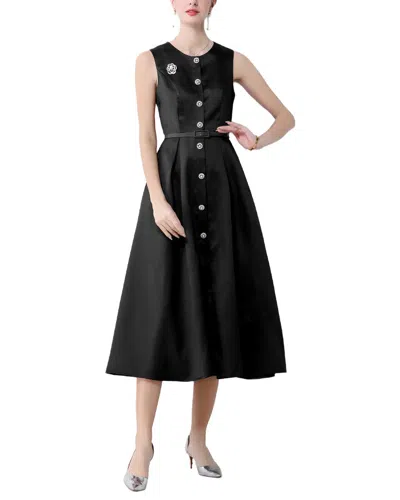 Elaine Midi Dress In Black