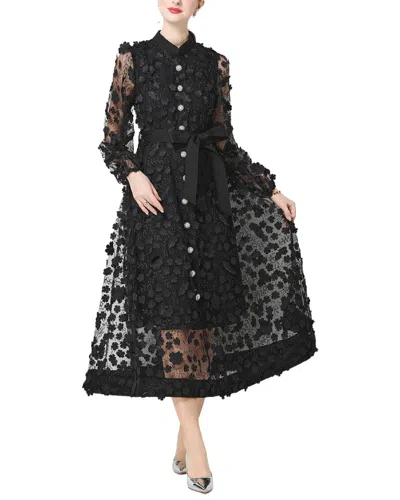 Elaine Midi Dress In Black