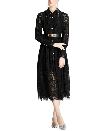 Elaine Midi Dress In Black