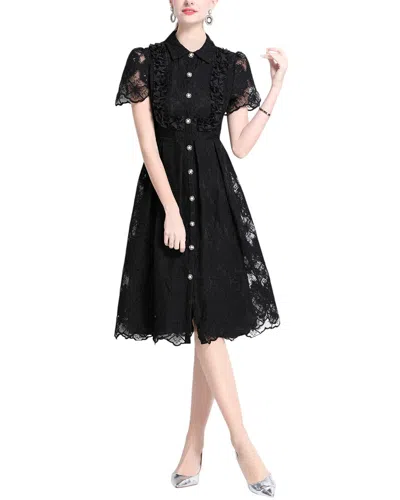 Elaine Midi Dress In Black