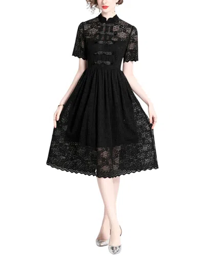 Elaine Midi Dress In Black