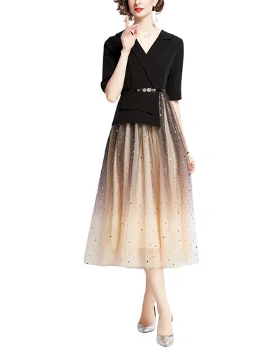 Elaine Midi Dress In Black