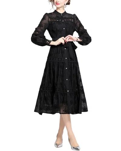 Elaine Midi Dress In Black