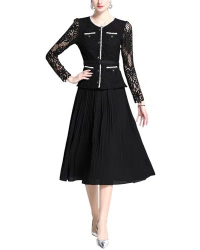 Elaine Midi Dress In Black