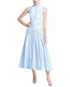 Elaine Midi Dress In Blue