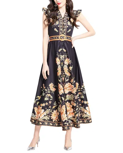 Elaine Midi Dress In Blue