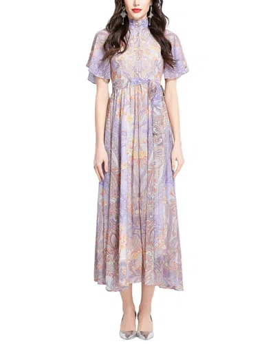 Elaine Midi Dress In Blue