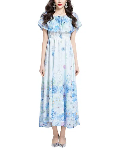 Elaine Midi Dress In Blue