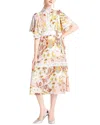 Elaine Midi Dress In Multi