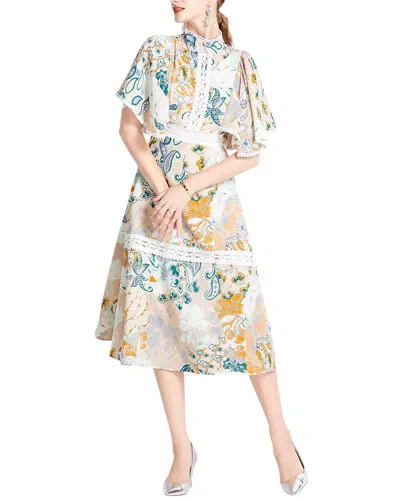 Elaine Midi Dress In Multi