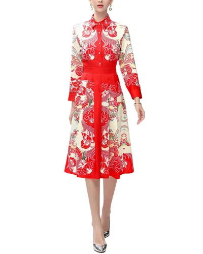 Elaine Midi Dress In Multi