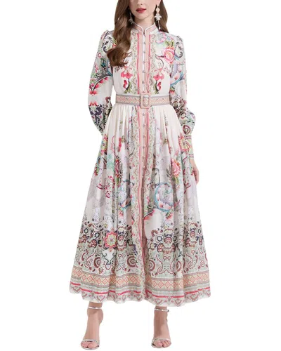Elaine Midi Dress In Multi