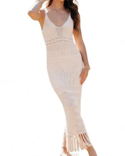 Elaine Midi Dress In Neutral
