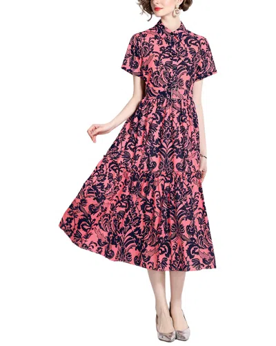 Elaine Midi Dress In Pink