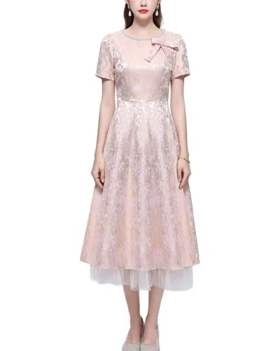 Elaine Midi Dress In Pink
