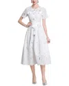 Elaine Midi Dress In White