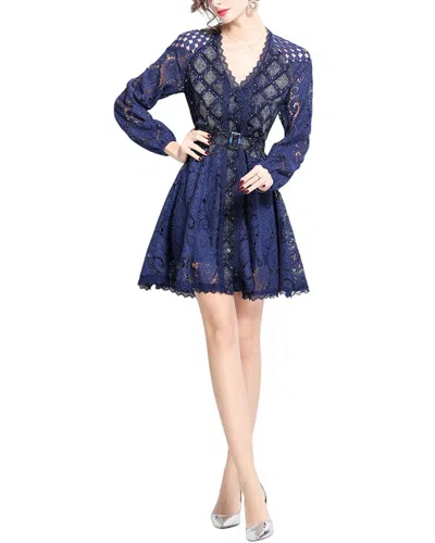 Elaine Mini Dress In Blue