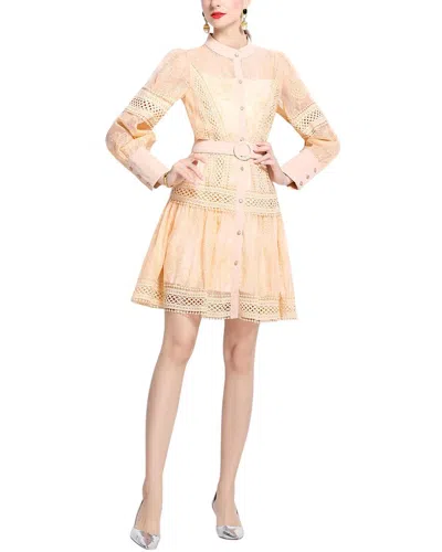 Elaine Mini Dress In Neutral