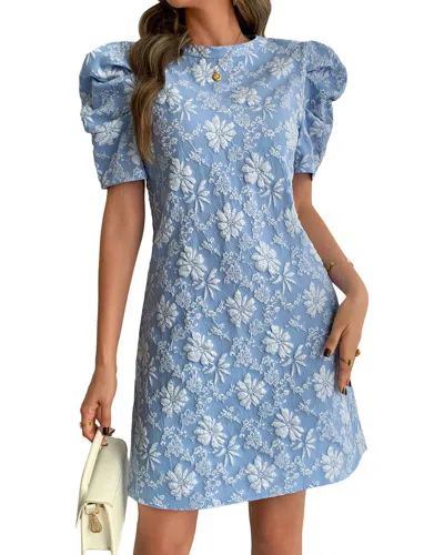 Elaine Mini Dress In Blue
