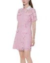 Elaine Mini Dress In Pink