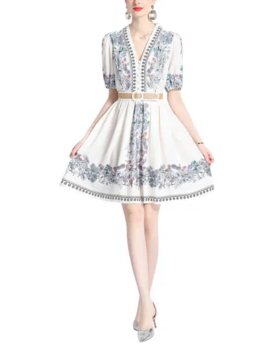 Elaine Mini Dress In White
