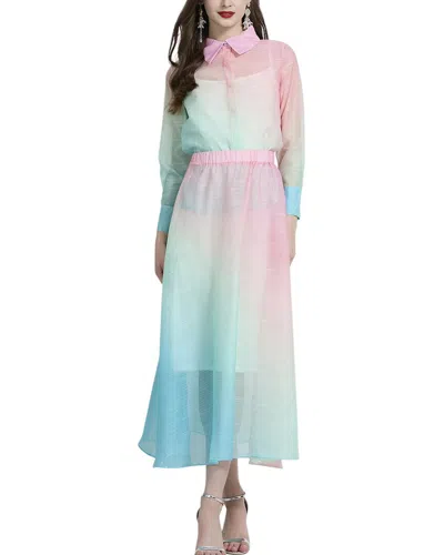 Elaine Shirt & Skirt Set