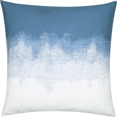 Elaine Smith Artful Ombre Indoor & Outdoor Woven Accent Pillow In Blue